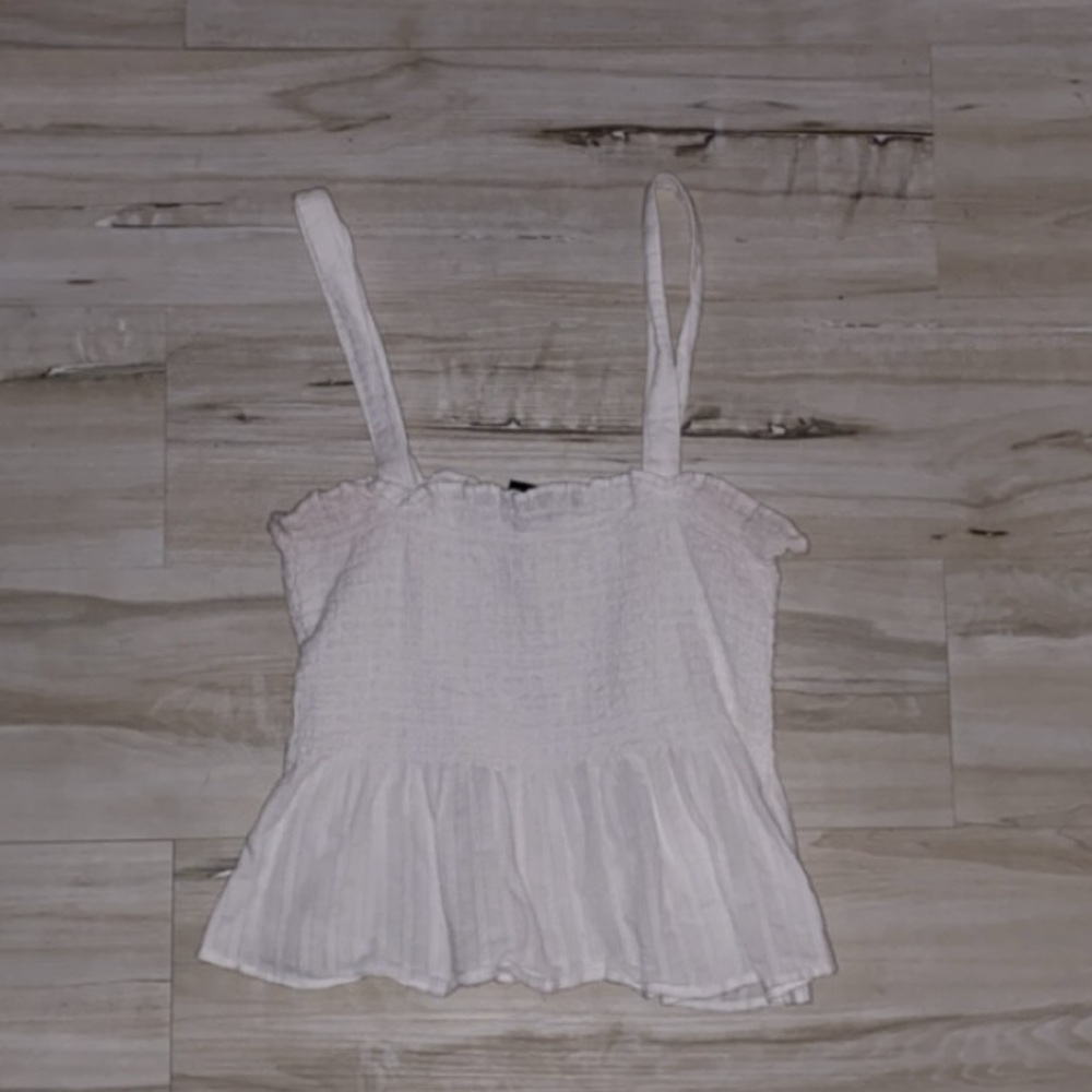 White crop top